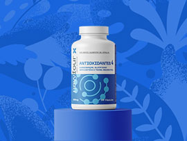 Antioxidantes 4 (Coenzima Q10, Glutationa, Astaxantina e Trans-resveratrol)