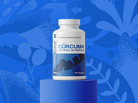 Cúrcuma + Extrato de Própolis