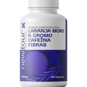 Laranja Moro + P. de Cromo + Cafeína + Fibras - 60