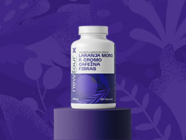 Laranja Moro + P. de Cromo + Cafeína + Fibras