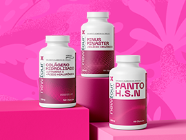 Colágeno Hidrolisado + Vitamina C + Ácido Hialurônico + Pinus Pinaster + Silício Orgânico + Panto H.S.N